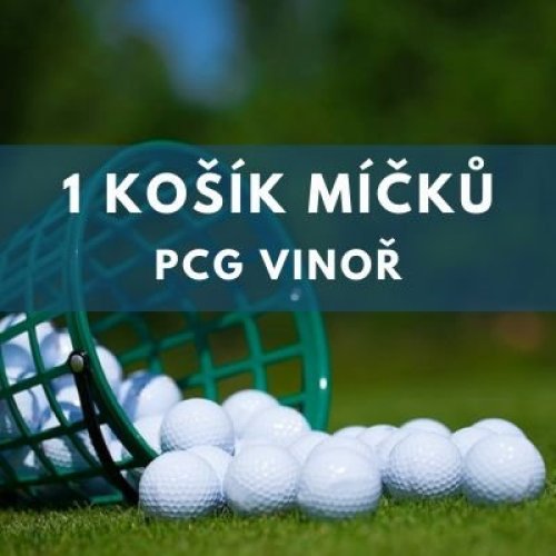 1 Košík míčů (50 ks) PCG VINOŘ