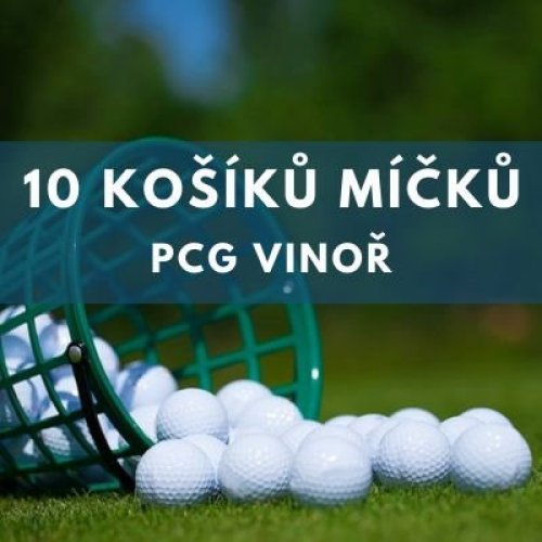 10 Košíků míčů (500 ks) PCG VINOŘ